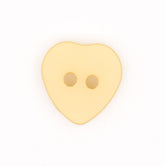 Gele Hartvormige Knoop 14x14mm Knopen KNP00012